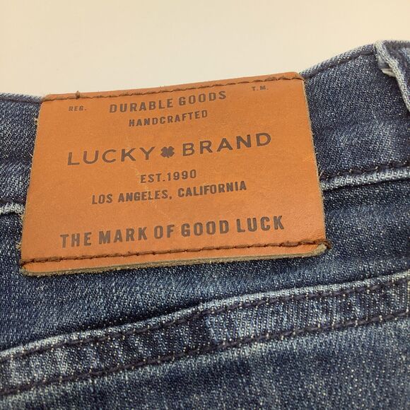 Lucky Brand Mens 110 Skinny Jeans Blue Size 38 x 32 - Picture 6 of 12